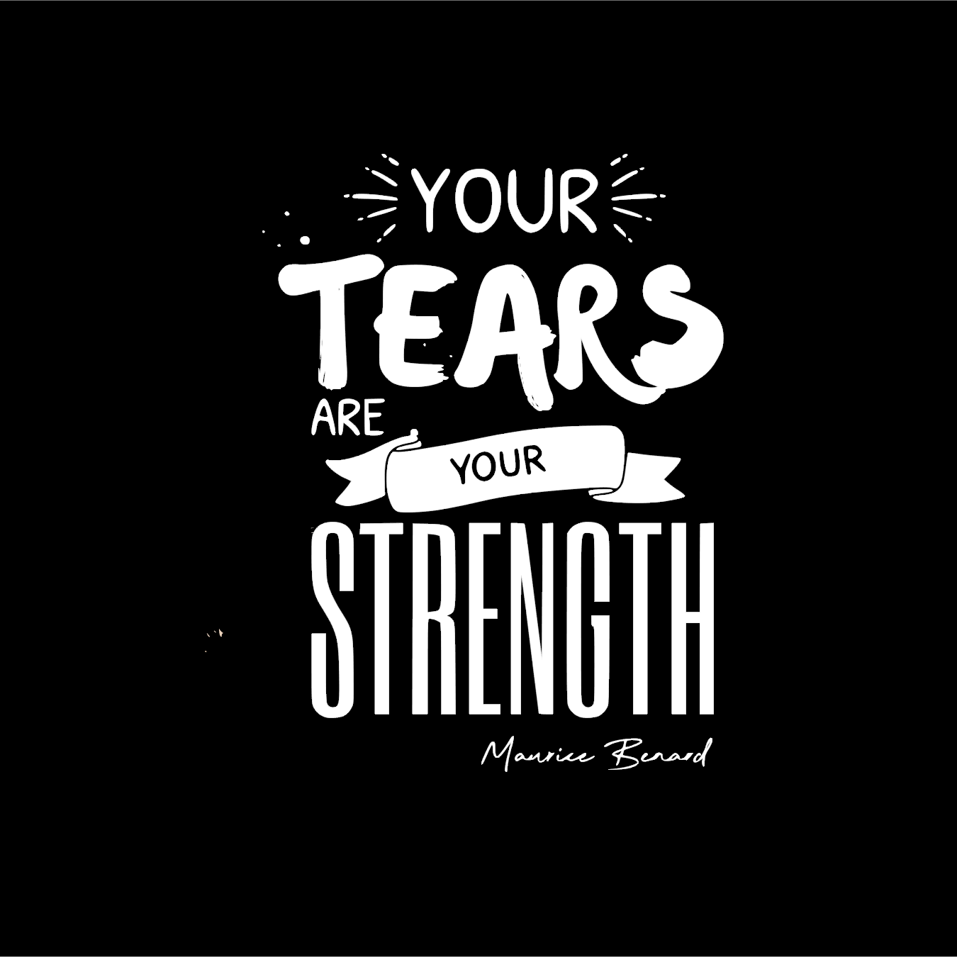 Your Tears are Your Strength Zip-Up